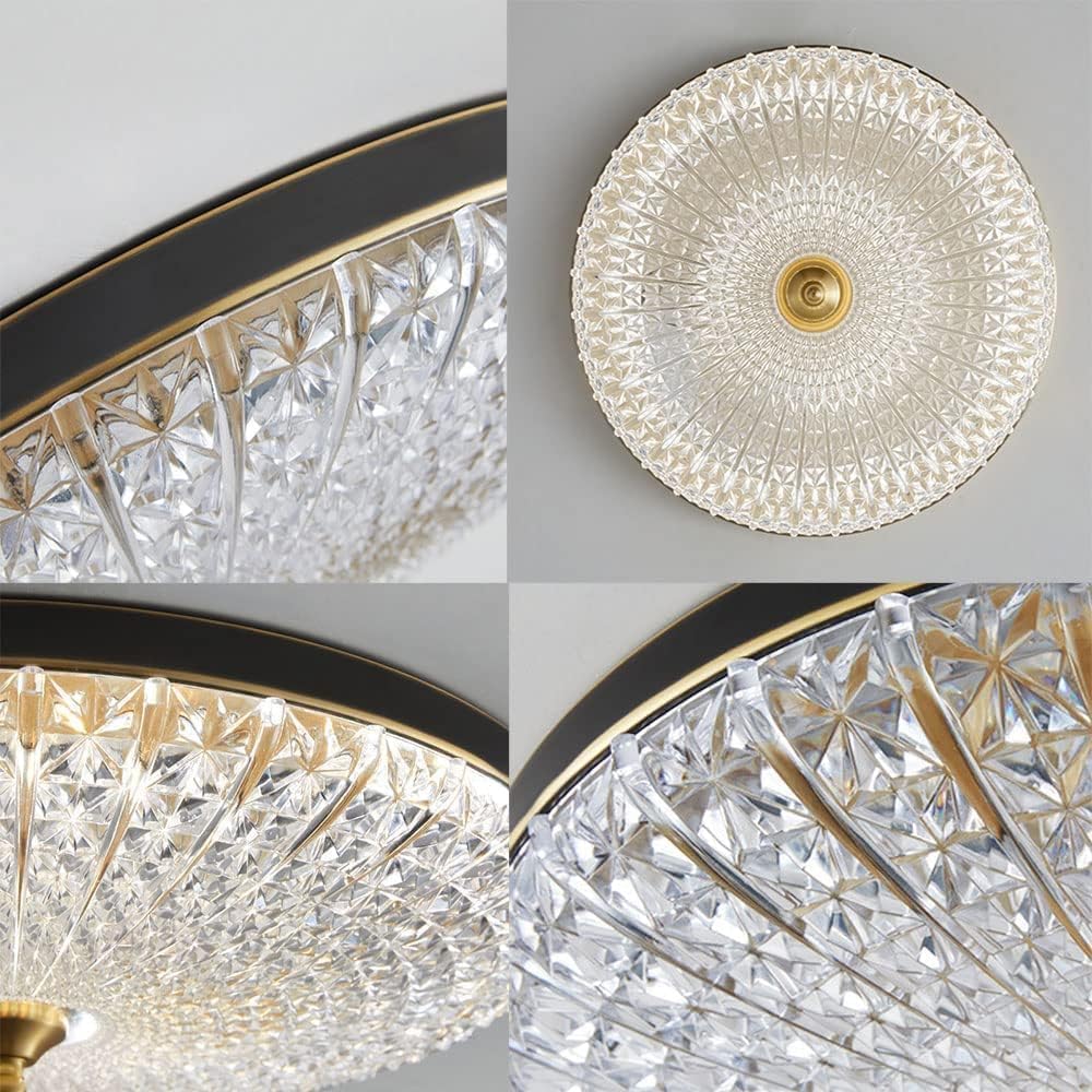 Lampa Sufitowa Dimbare led-inbouwplafondlamp Nordic laag profiel ronde plafondlamp met acryl kap Koperen inbouwverlichtingsarmaturen voor keuken slaapkamer woonkamer Biuro