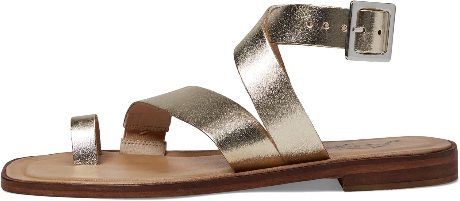 Free People Romeo Wrap Sandal Platino EU 38 (US Women's 8) M