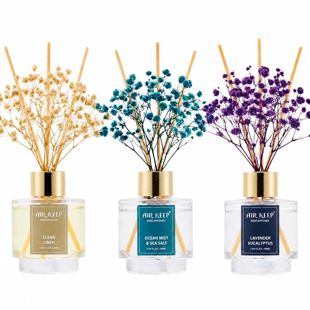 Airkeep Reed Diffuser Set of 3