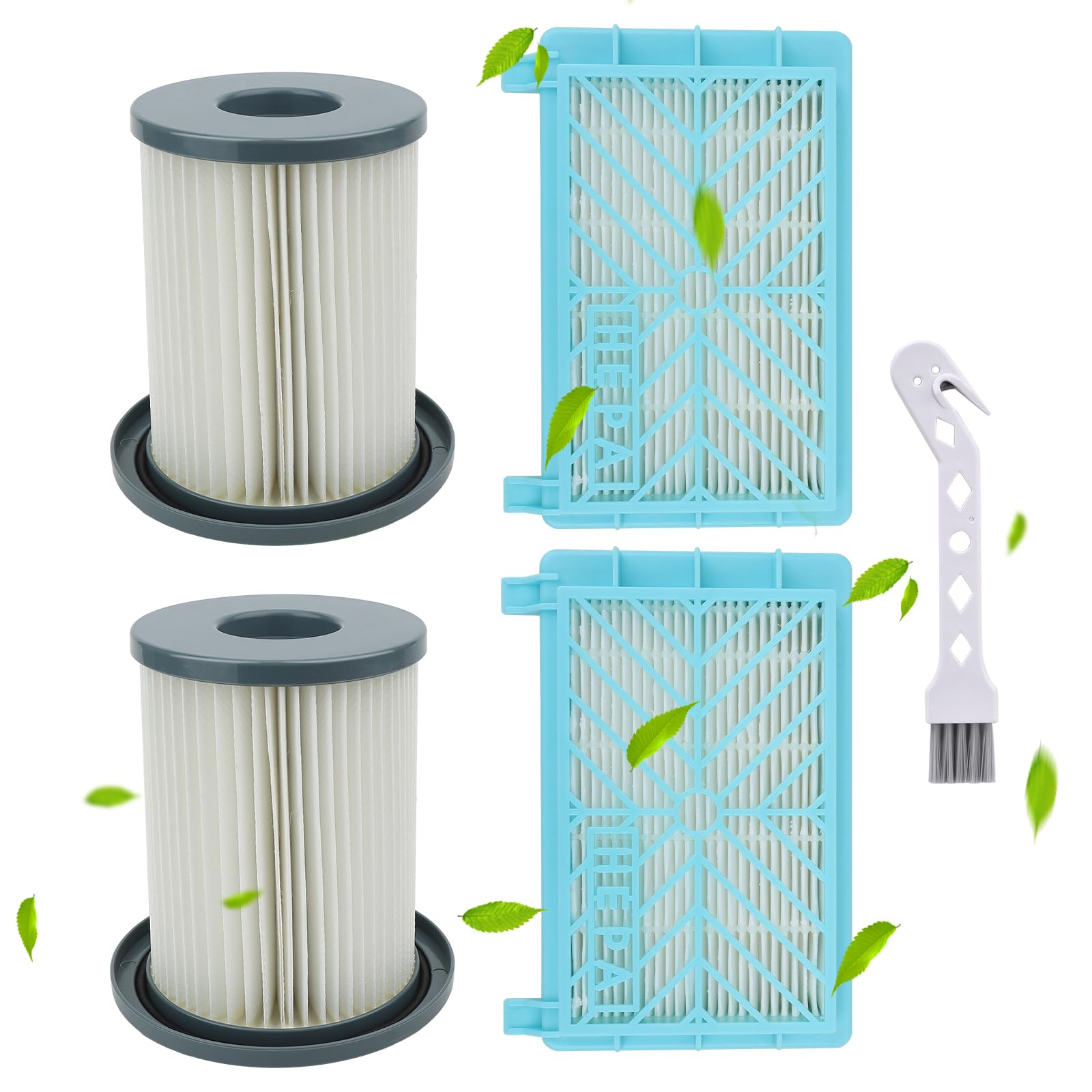 Pièces de Rechange Filtres + Filtre à Cartouche pour Philips FC8732 FC8733 FC8734 FC8736 FC8738