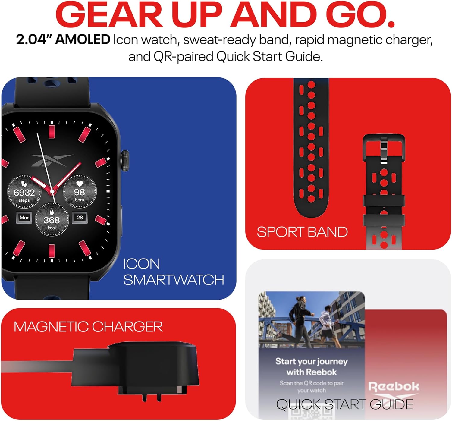 Reebok ICON SMARTWATCH - Phantom Black