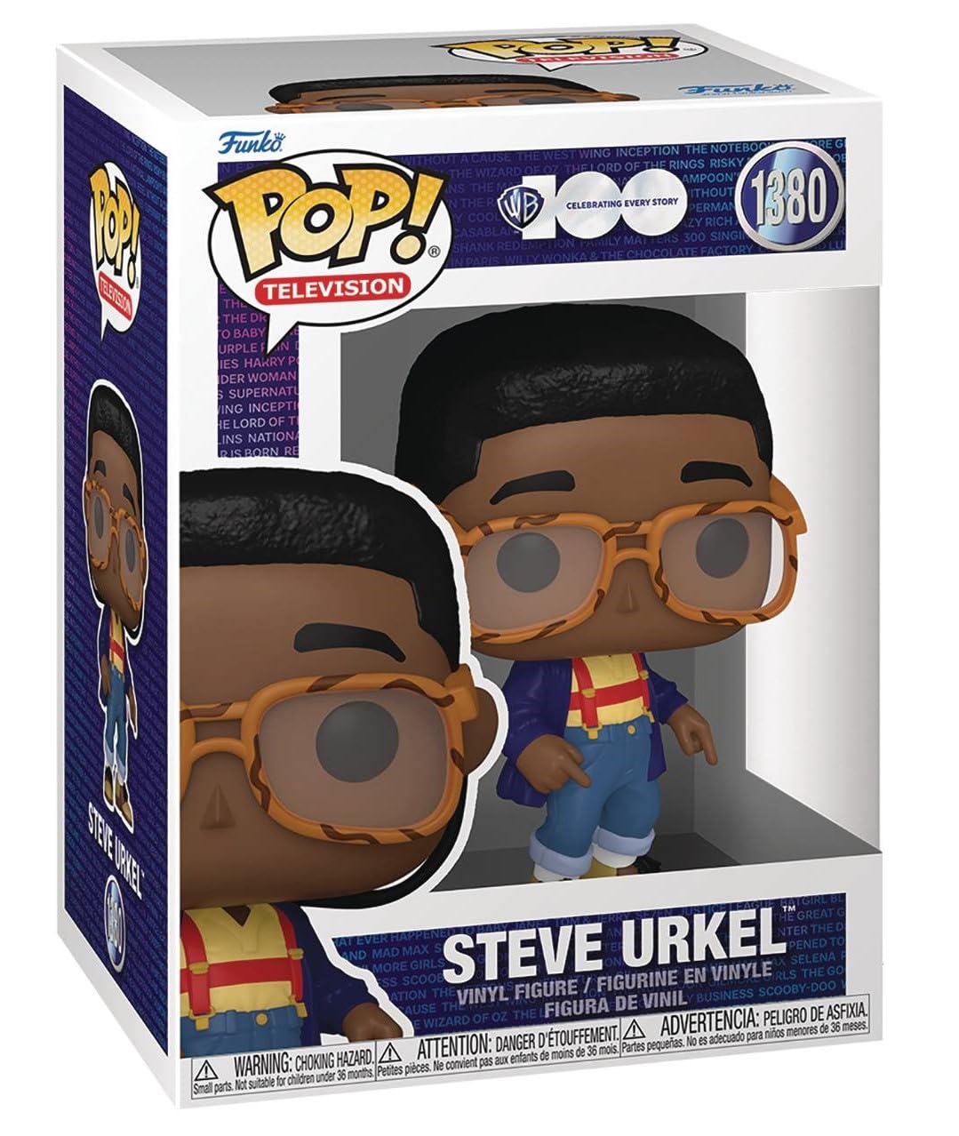 Funko Pop! Steve Urkel Family Matters Figur – 9,5 Cm Vinyl-Sammlerfigur Mit Box-Schutz