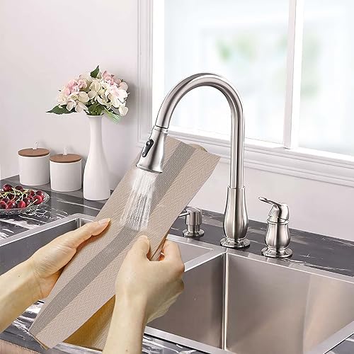 Miniatura 2 de Aofmee Juego de 6 manteles individuales, manteles individuales resistentes al calor, manteles individuales de PVC lavables, manteles individuales de