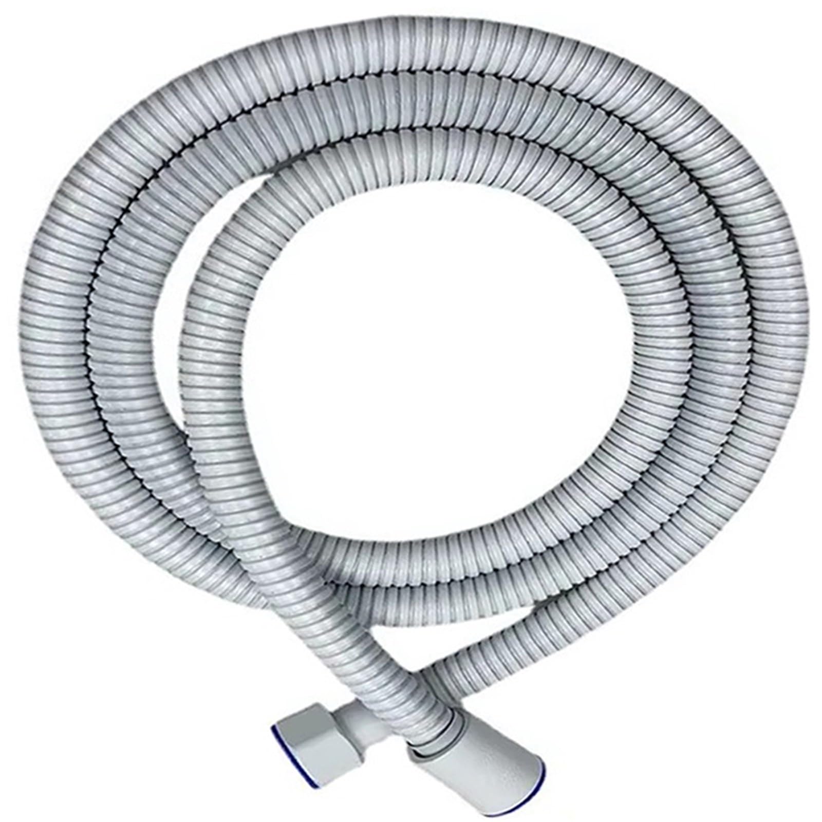 Naqzrxpml Color4 Stainless Steel Copper Corrugated Shower Hose G1/2 Inch Silver 150-300Cm(,150Cm)