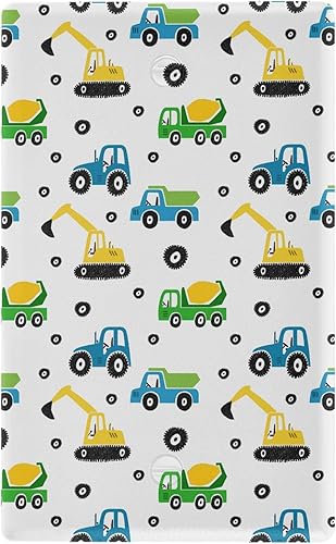 Miniatura 3 de Placa de interruptor de pared para camión volquete para excavadora de tractor, placa de interruptor de pared, tamaño de 1 banda, 2.9 x 4.6 pulgadas,