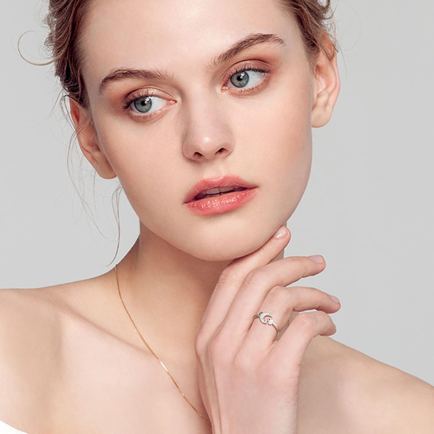 Fansilver 9PCS Adjustable Ring Set for Women Open Ring Arrow Knot Wave Rings Hypoallergenic Stackable Thumb Knuckle Rings Set