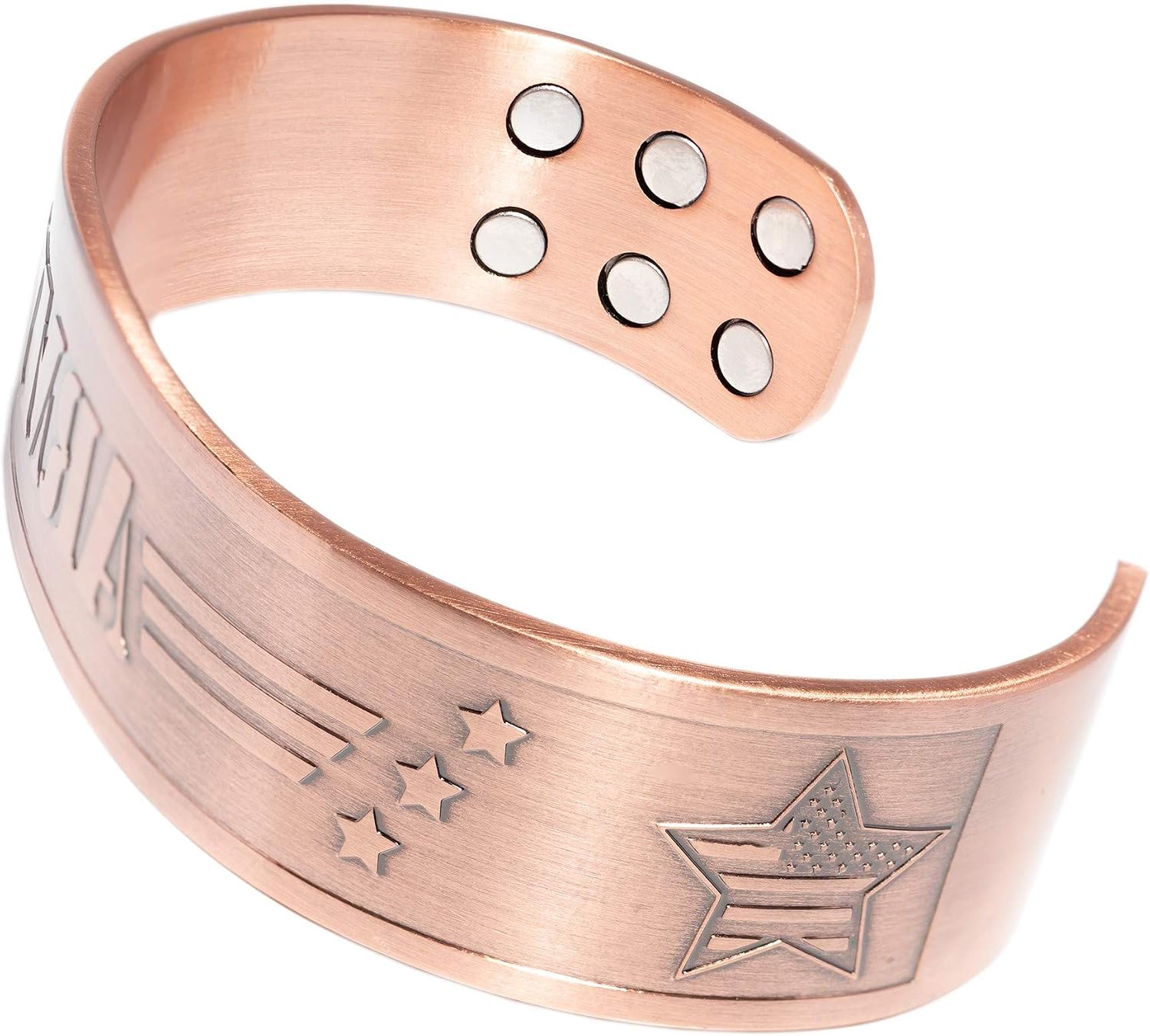 Willis Judd Copper Magnetic Cuff Bangle ARMY