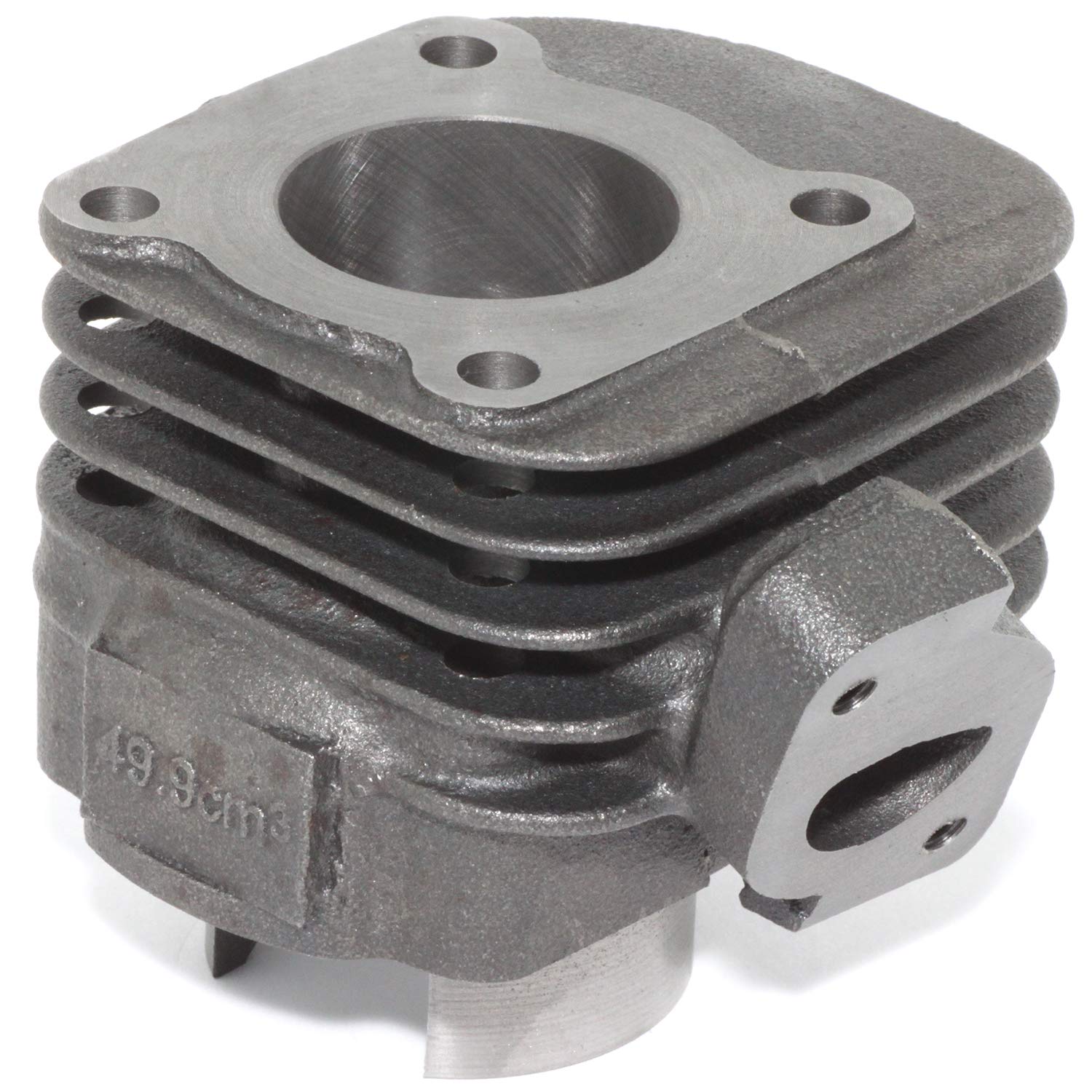 Easyboost Kit Gruppo Termico Cilindro 50 per Yamaha Neo's Jog-R Ghisa Testata Pistone Bi-Segments Tipo Origine Minarelli AC Mach-G Jog-R Malaguti F10 F12 CPI Aprilia SR Sonic Ovetto