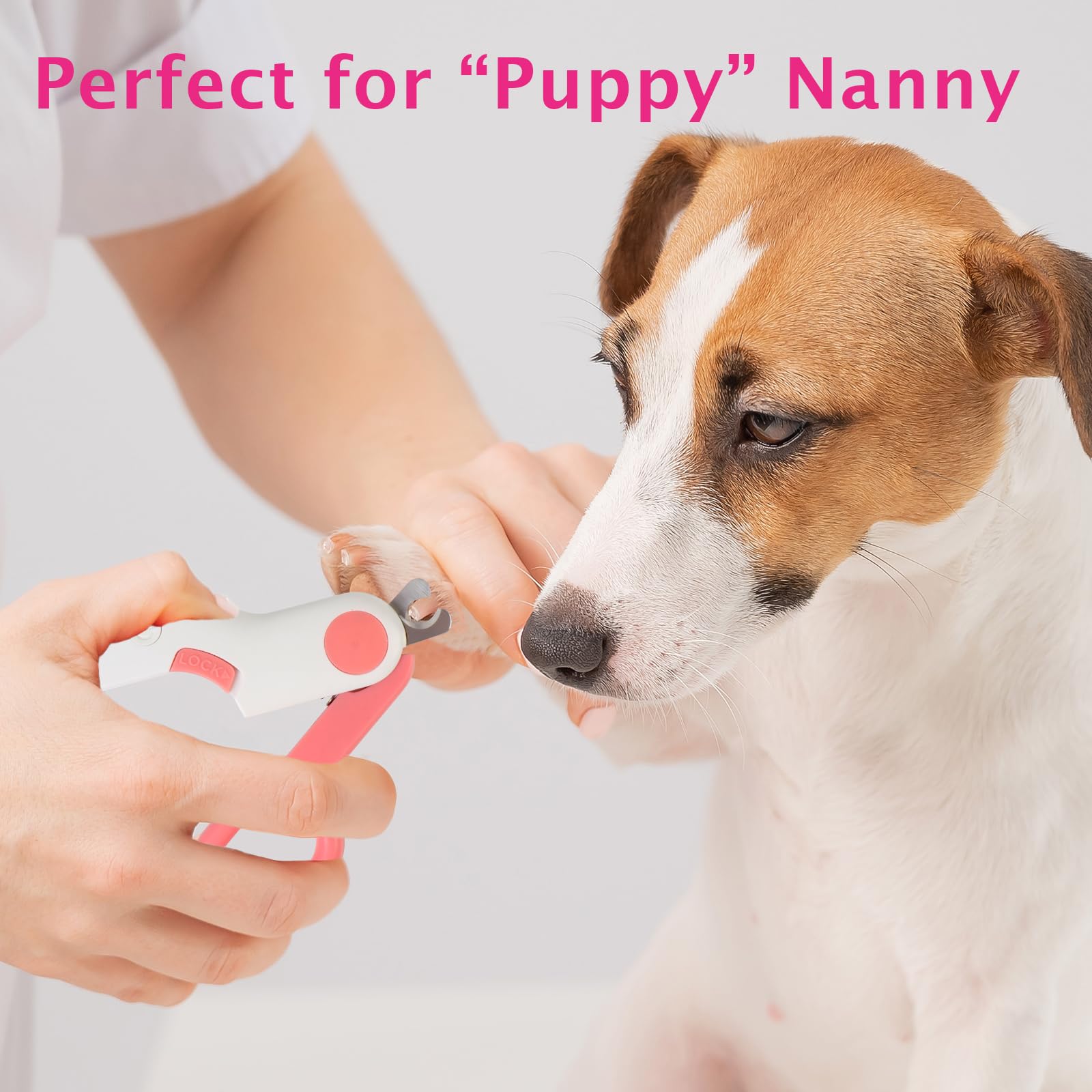 Small Animals Nail Clippers with LED Lights to Avoid Excessive Cutting and Razor Sharp Blades - Professional Claw Trimmer for Tiny Dog Cat Kitten Bunny Rabbit Bird Guinea Pigs Ferret Hamsters (Pink) - image 8