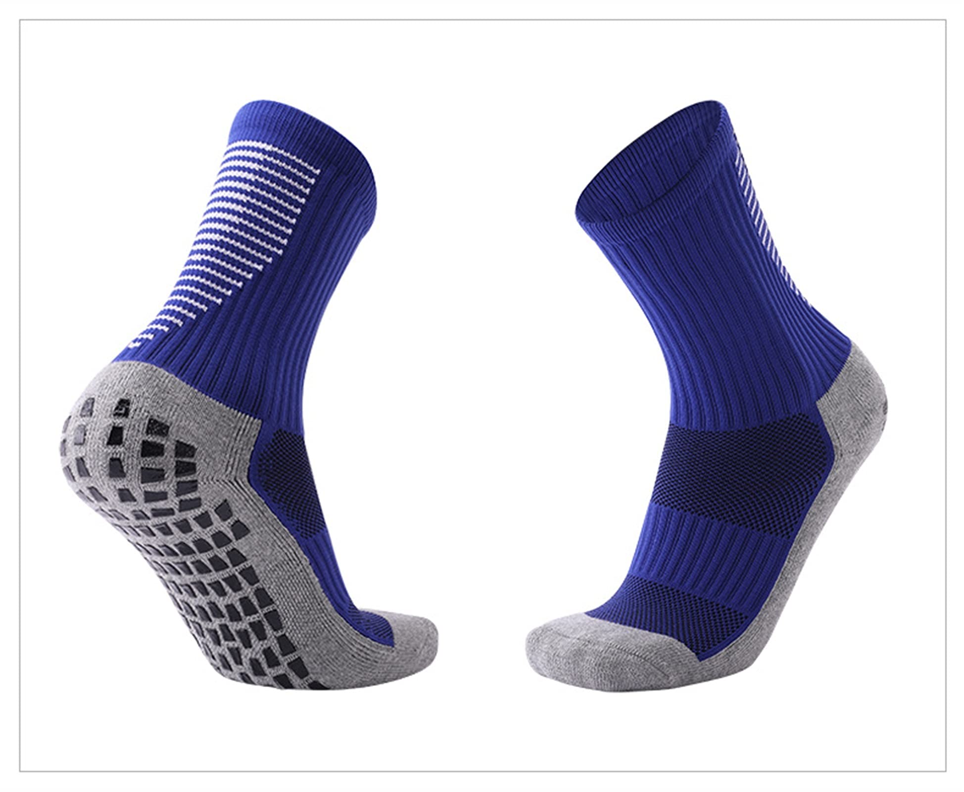 Calcetines Antideslizantes de la Rodilla de fútbol, ​​fútbol Antideslizante/Baloncesto/de Hockey Deportes de Deportes Calcetines de Grano Espesado Toalla Inferior cortando Calcetines de Correr