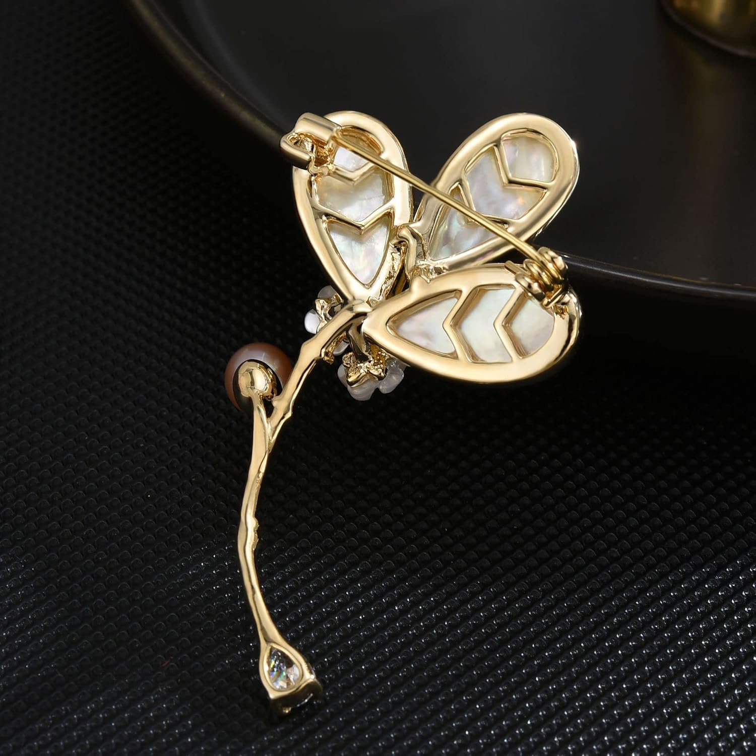 Pearl Brooch Broches Jewelry For Women Fashion Christmas Gifts Wife Mom Girlfriend, Anniversary Birthday Fine Jewelry Gifts for Her