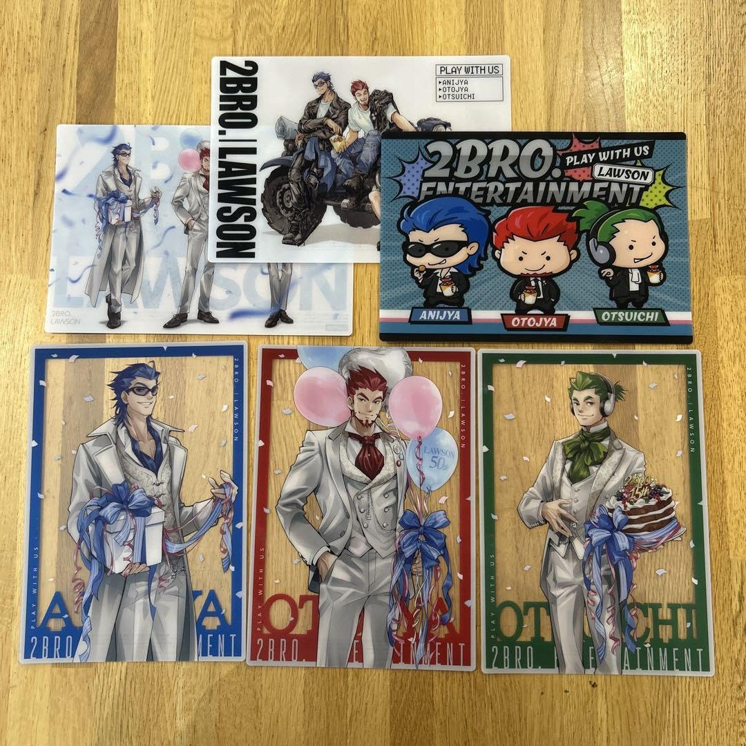 Amazon.co.jp: 2BRO. オリジナルビジュアルシート ローソン 全6種 5枚