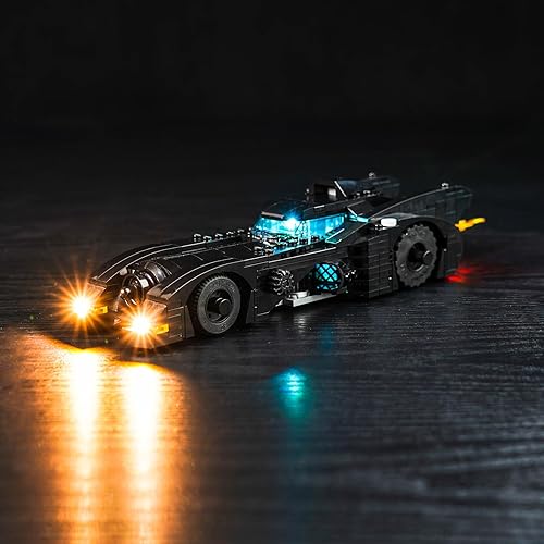 Kit de luces LED mejorado compatible con Lego DC Batmobile vs. The Joker Chase, decoración de luces compatible con Lego 76224 (modelo no incluido)