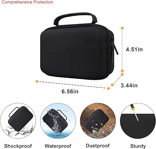 Miniatura 10 de Elonbo Funda de transporte GPS para Garmin DriveSmart 76666561, DriveCam 76, Garmin RV 780795dezl OTR700OTR610 Garmin Catalyst GPS Navigator System,