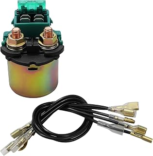1/2 Pc Motorcycle Starter Solenoid Relay FOR FOR H-ON-DA GL1500 Goldwing GL1200 GL1100 GL650 GL500 CX650 CX500 XL600 NT650 NV400 Steed (Color : 1 pc (with plug))