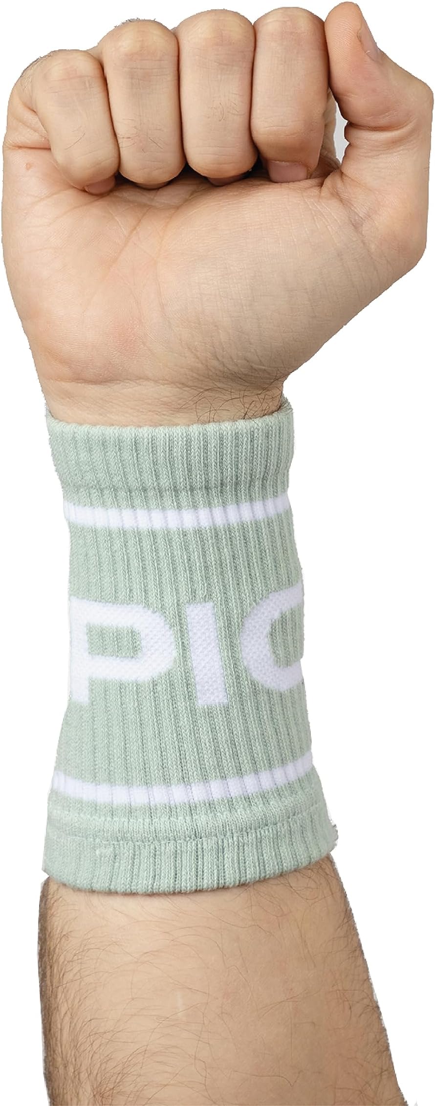 PICSILCotton Sports Wristbands | Absorbent and Breathable | Ideal for Gym, Cross Training, Running and Tennis | Use with Grips | Unisex Design |