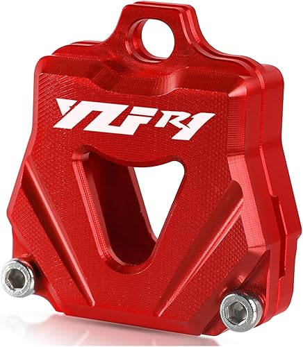 Accesorios de motocicleta CNC Key Cover Cap Keys Case Shell Protector para Yamaha YZF-R1 R6 FZ1 FZ6 FJR1300 XJ6 FZ8 MT-07 MT-09 (Color R)
