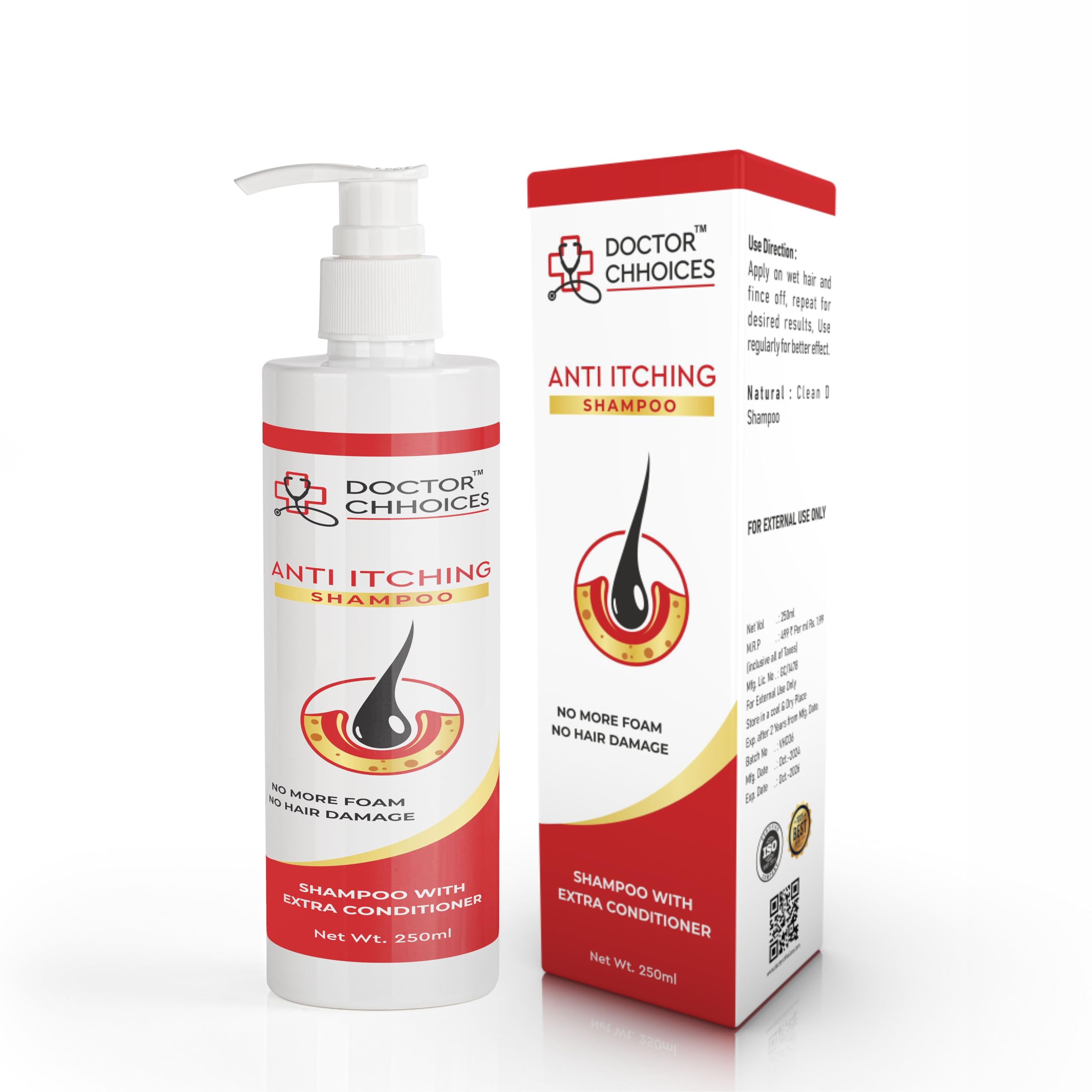 Buy DOCTOR CHHOICES Anti Itching Shampoo with Extra Conditioner
