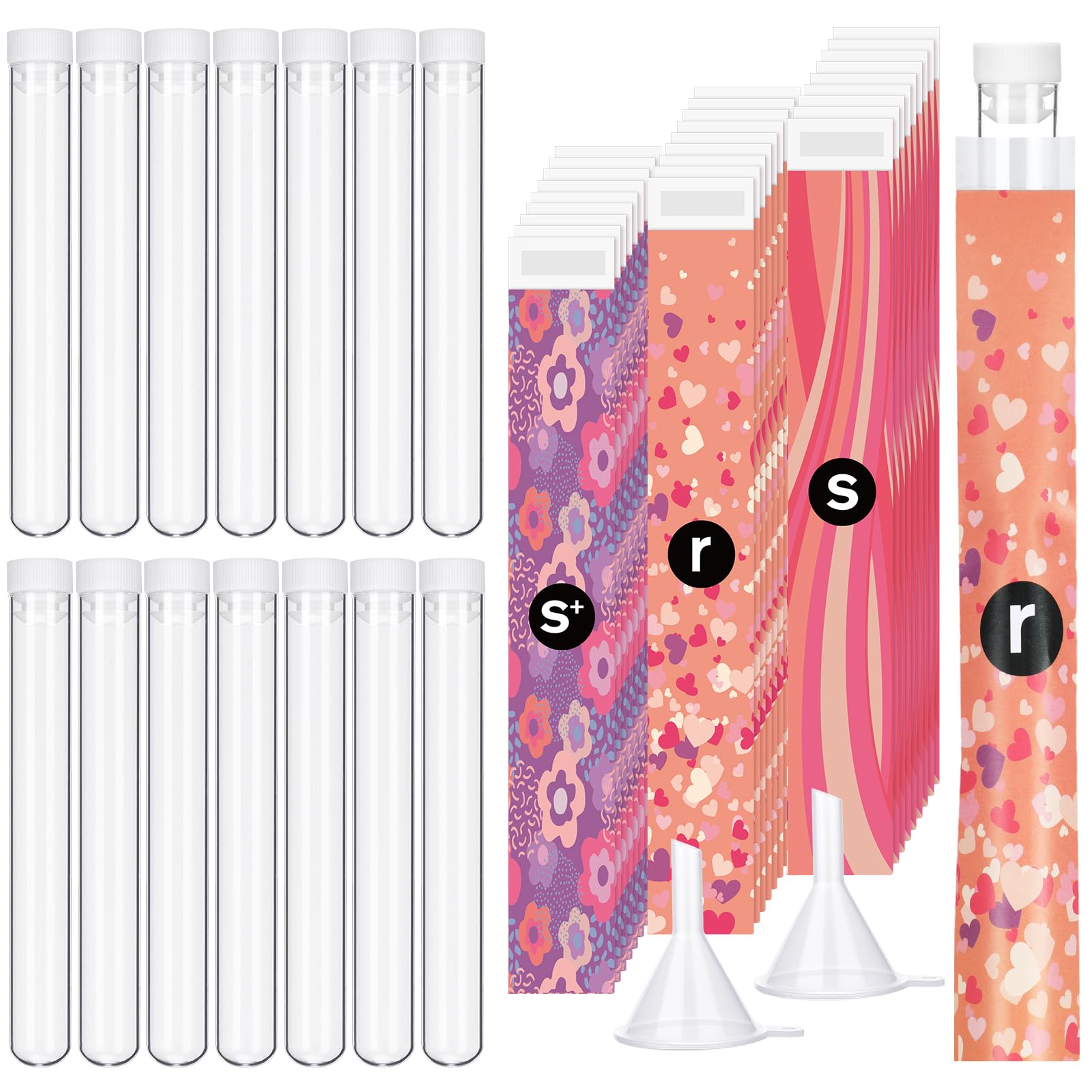 Copkim 38 Pcs Tampon Tube Set for Women,Rainbow Style
