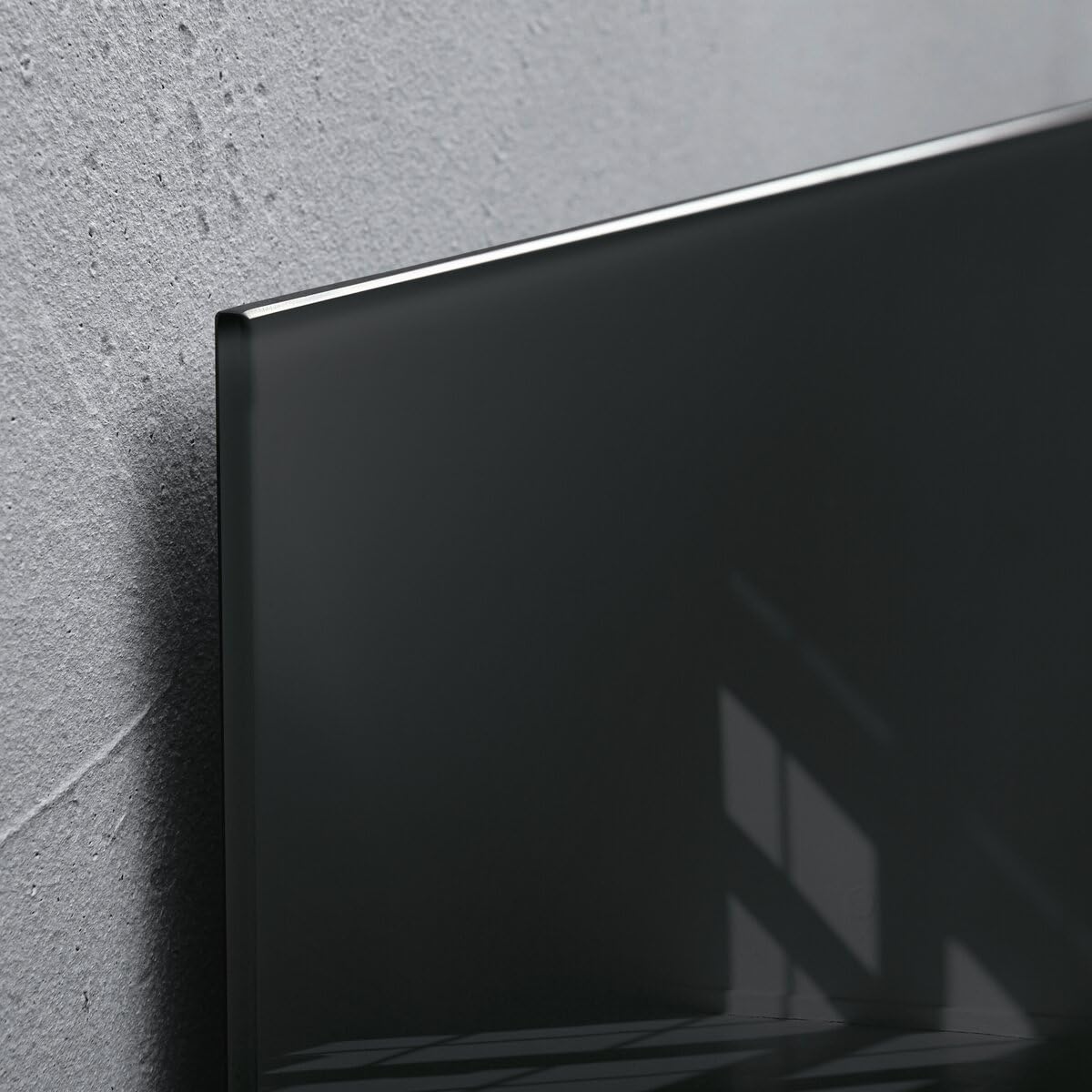 SIGEL GL240 magnetyczna szklana tablica/tablica, 130 x 55 cm, czarna - Artverum