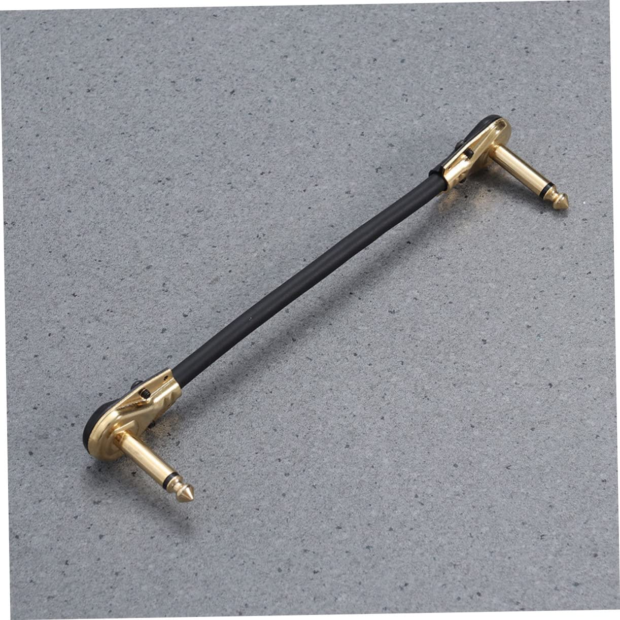 Toyvian 6stücke Gitarren Effektkabel Goldstecker Flexibles Design Hervorragende Geräuschreduzierung Für Gitarrenpedalboards Und Verstärkeranschlüsse