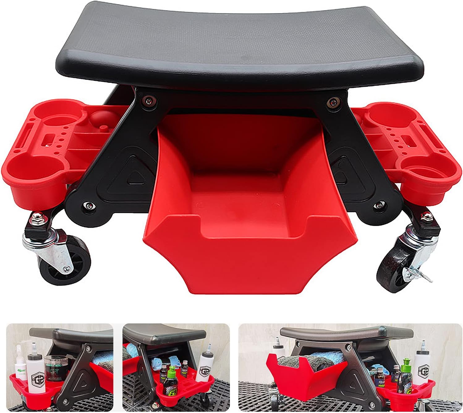 Amazon.co.jp Mechanics Stool Storage Stool Mobile Stool Heavy Duty