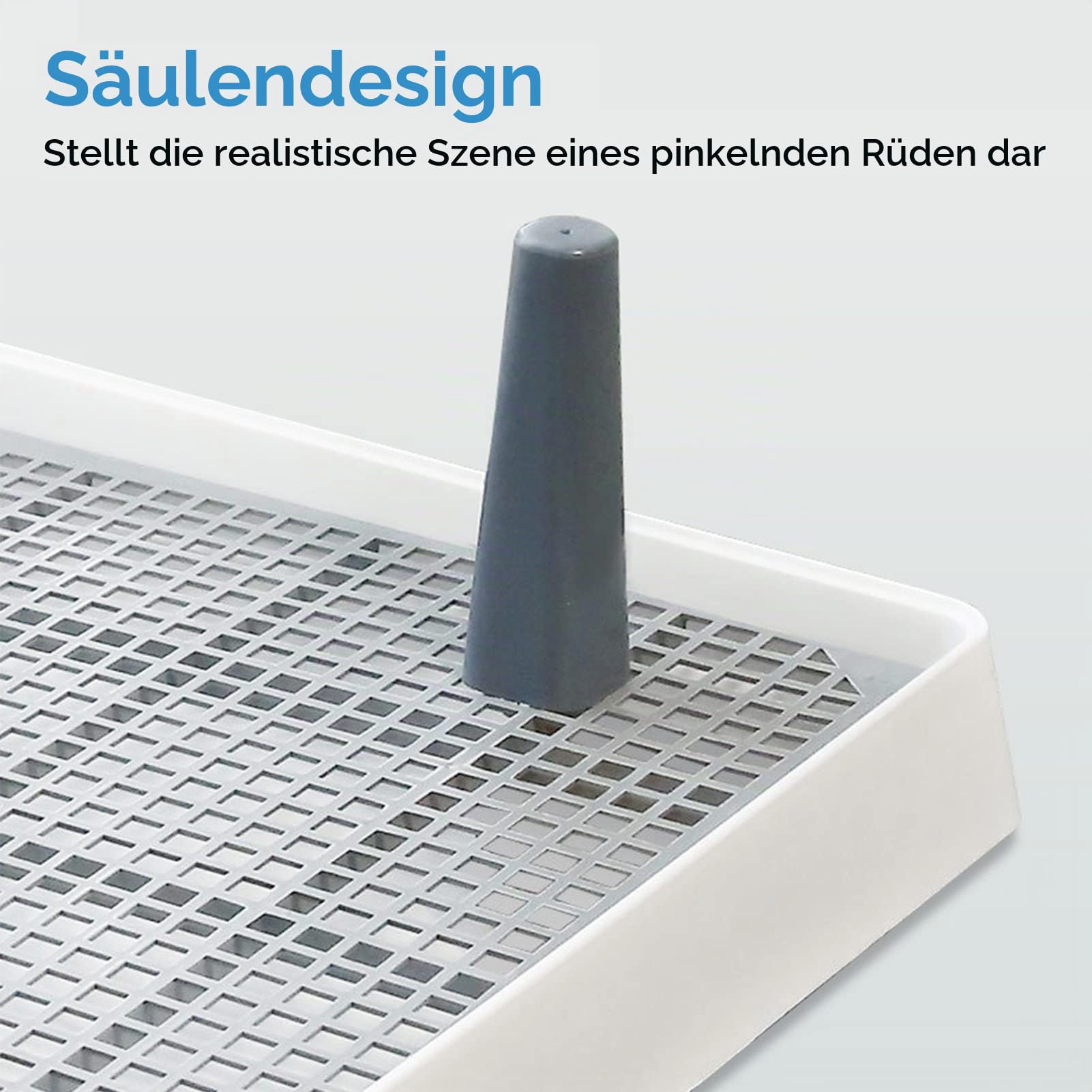 Töpfchen für große und kleine Hunde, aus Kunststoff, zum Trainieren