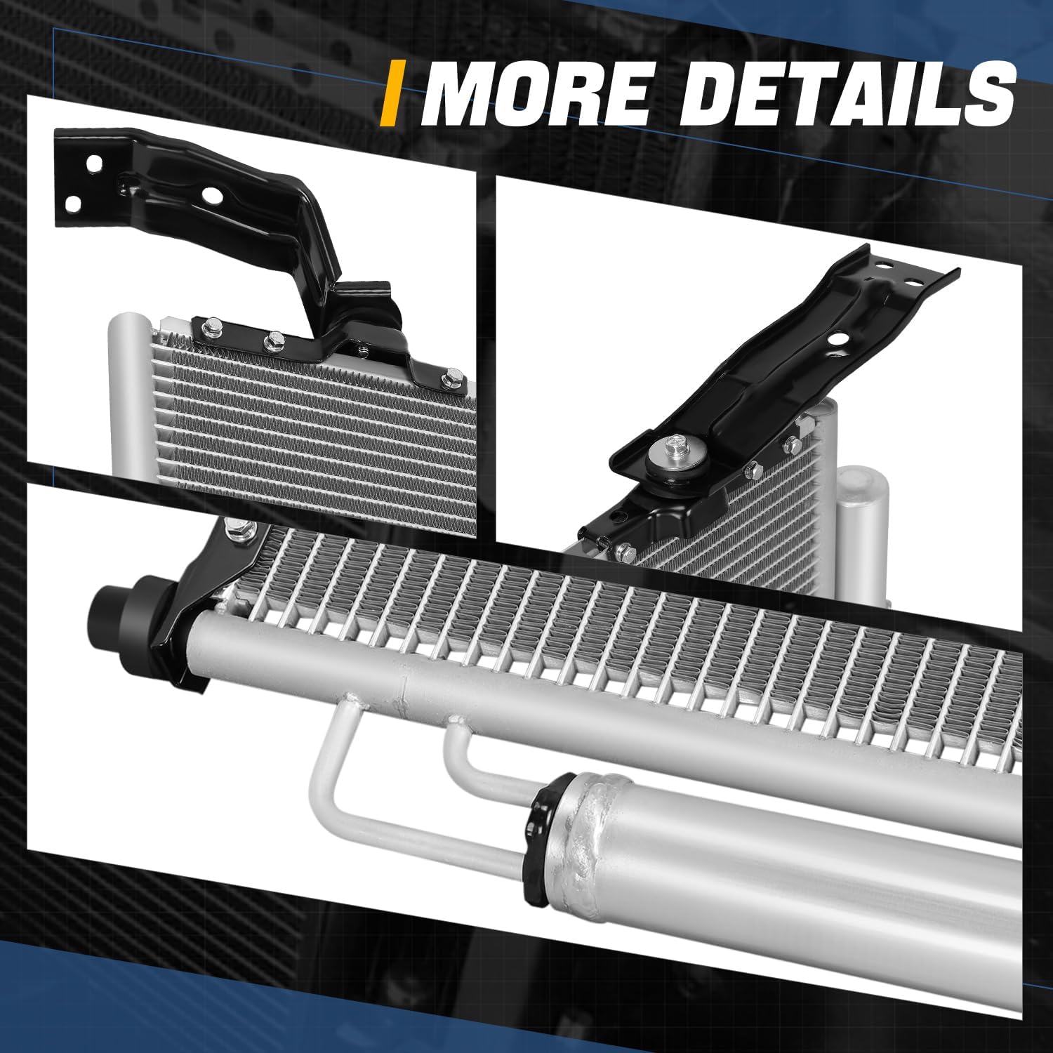 Auto Dynasty DPI 3182 Factory Style Aluminum A/C Condenser Compatible with Honda Pilot 2003-2008