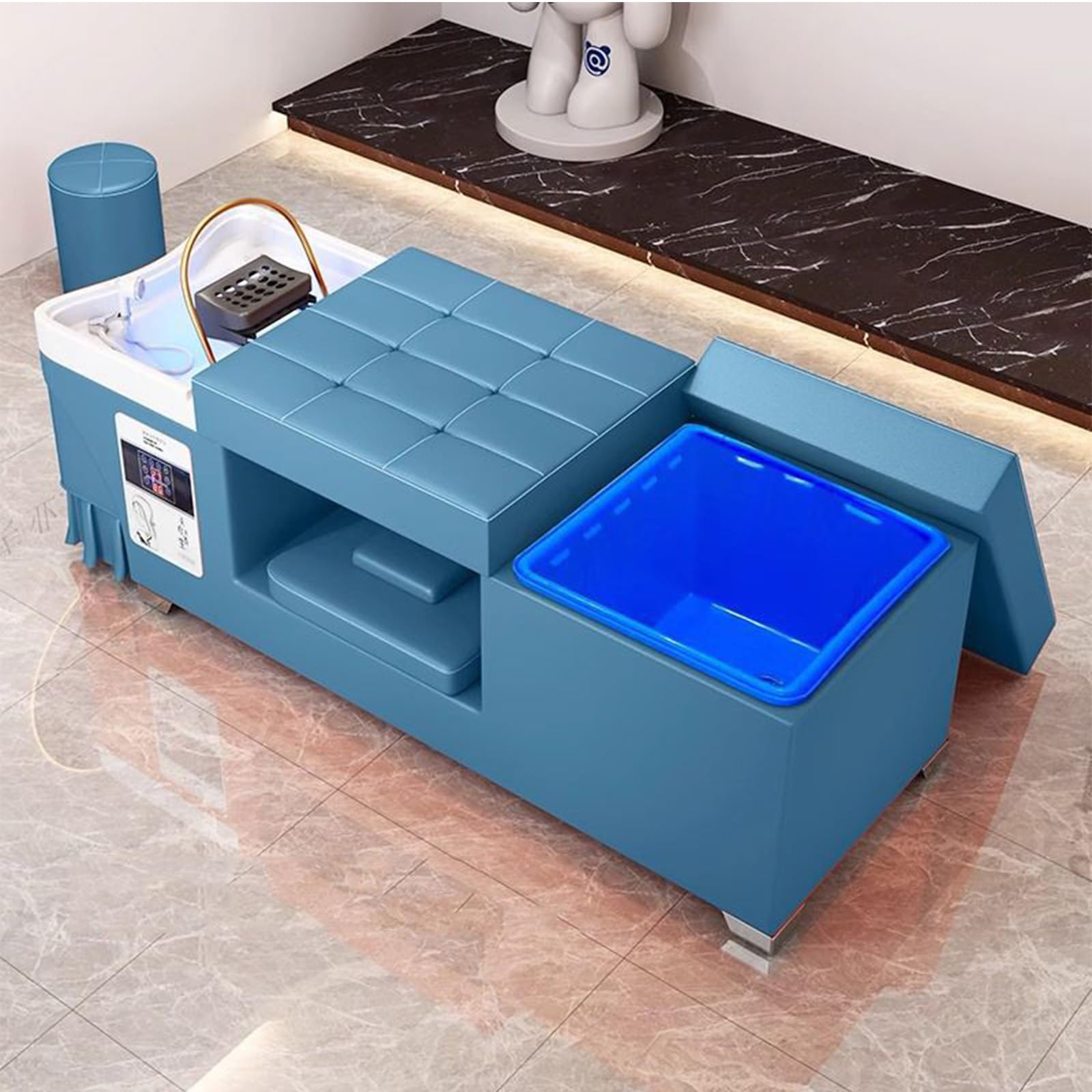Beauty Salon Shampoo Bed Water Storage Hair Washing Nursing Treatment Station No Plumbing Required