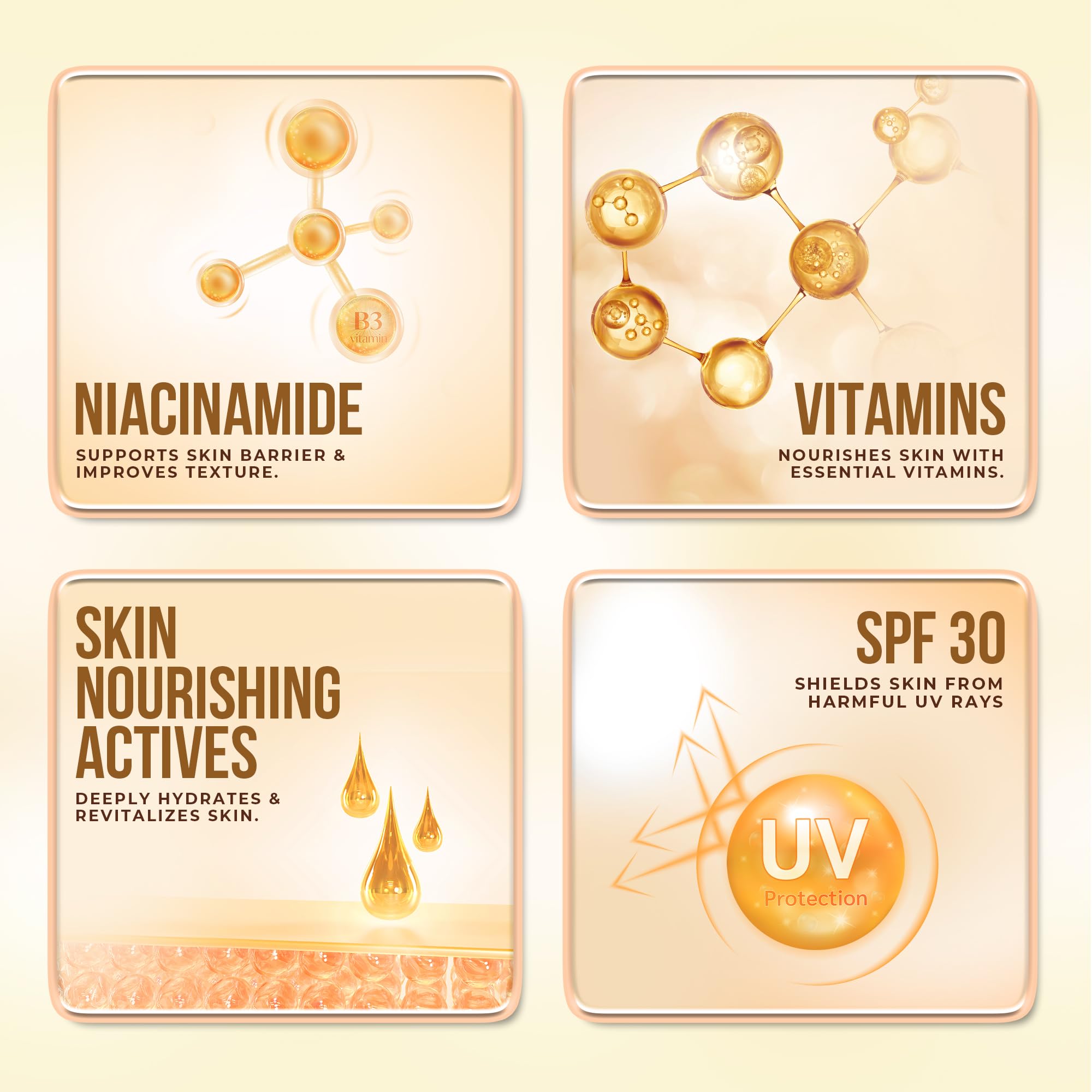 INCLUSIF Skin Tinted Moisturizer | Lightweight Face Tint BB Cream | Sheer Coverage Natural Glow Dewy Finish SPF 30ml 1