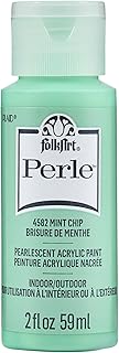 FolkArt Perle Acrylic Craft Paint, Mint Chip, 2 fl oz