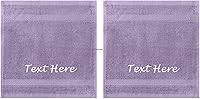 Vista 40 de Personalized Passion Juego de 2 toallas con texto bordado personalizado, 16 x 27 pulgadas, altamente absorbentes y súper suaves, toallas de mano