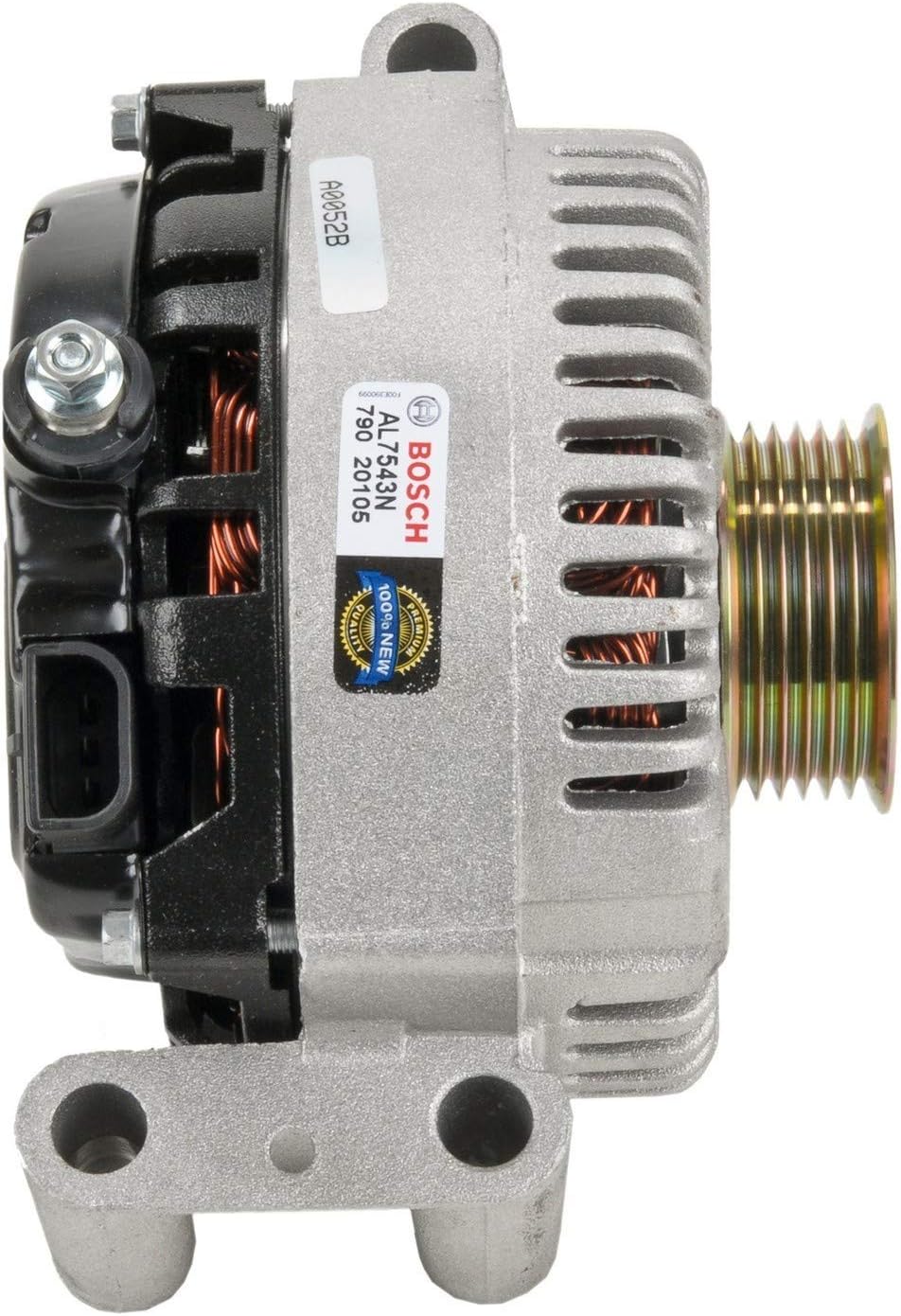 BOSCH AL7543N Premium 100% New Alternator - Compatible with Select Ford Explorer, Explorer Sport, Explorer Sport Trac, GT; Mercury Mountaineer; 130 Amp