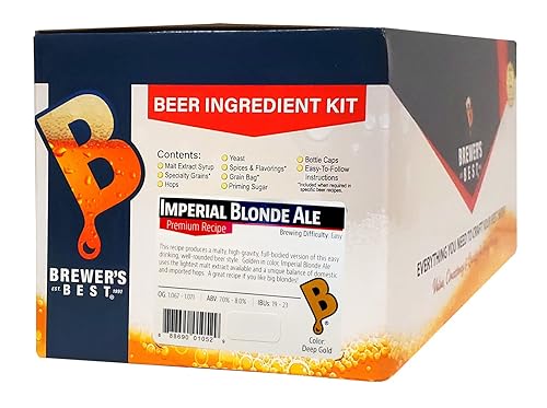 Imperial Blonde Ale Homebrew Kit de ingredientes de cerveza