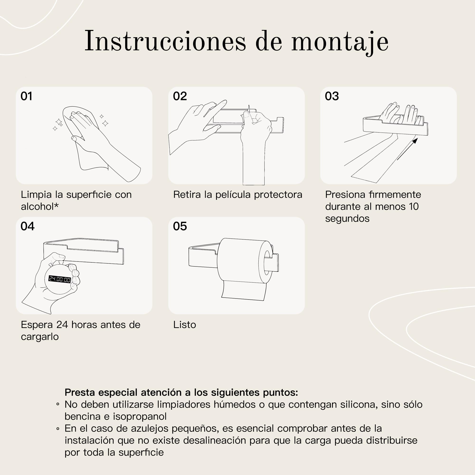 Designfabrik Hamburg Portarrollos de Papel Higiénico Adhesivo I Moderno Soporte para Rollo de Papel Higiénico I Accesorios de Baño sin Taladro I Diseño Moderno Blanco Mate