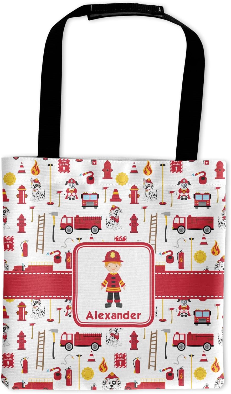 YouCustomizeIt Personalized Firefighter Character Auto Back Seat Organizer Bag w/Name or Text