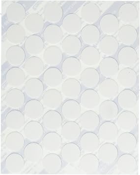 Fastcap Adhesive Cover Caps PVC, White