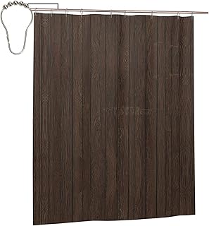 Vuiopuf Board 60x72 Inch Waterproof Bathroom Shower Curtain,Bead-Up Water Repellent,Blackout Noise Reducing,Heavy-Duty Polyester with Metal Grommets Weighted Hem