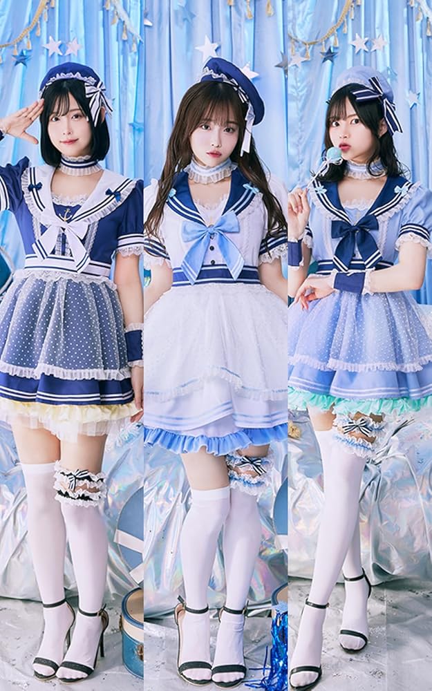 Amazon.co.jp: [Malymoon] コスプレ マリン セーラー服 水兵