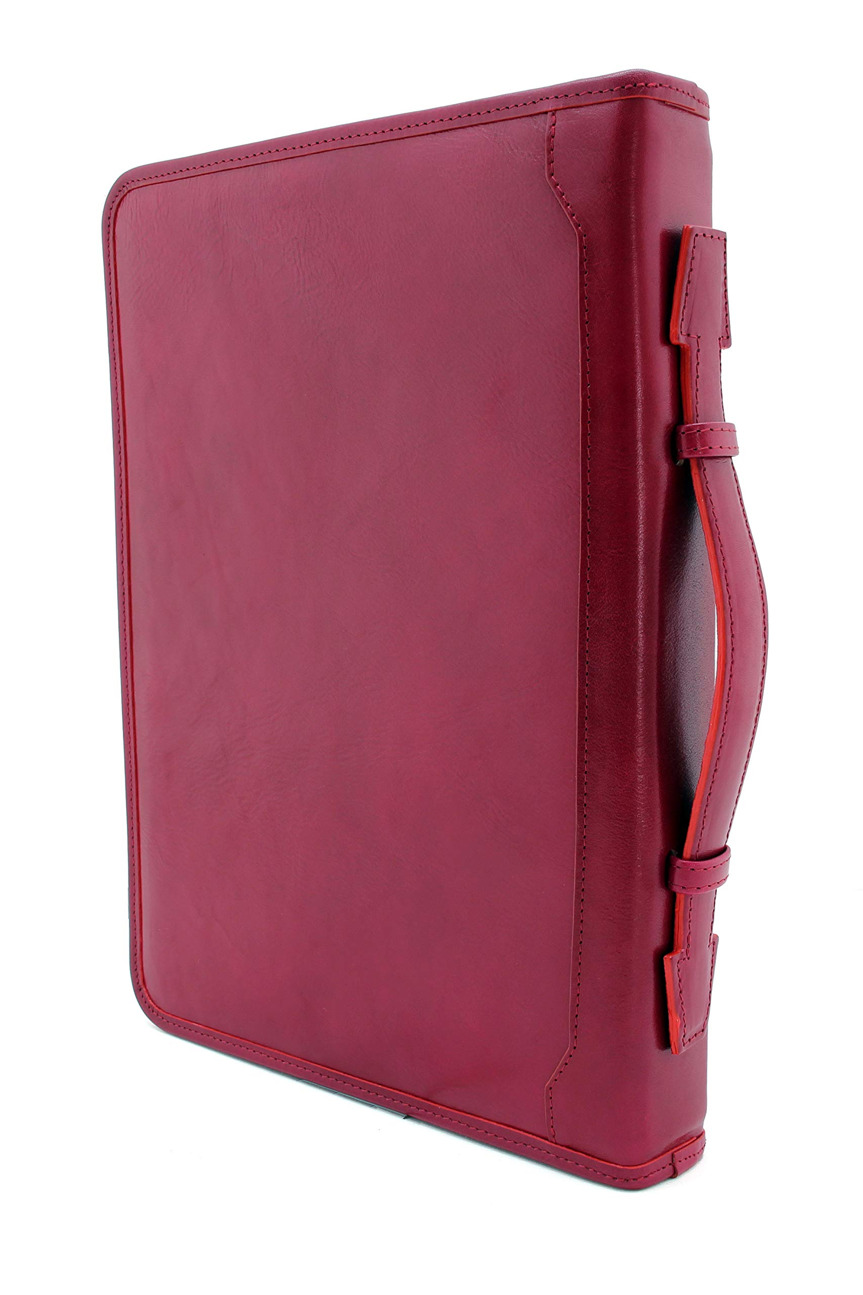 Noda Executive Leather Padfolio 3 raccoglitore ad anelli Professiona