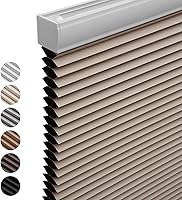 Vista 7 de MYshade Blackout Cordless Cellular Shades Honeycomb Shade for Indoor Windows Room Darkening Blinds for Home Office Pull Down Window Shade Easy to