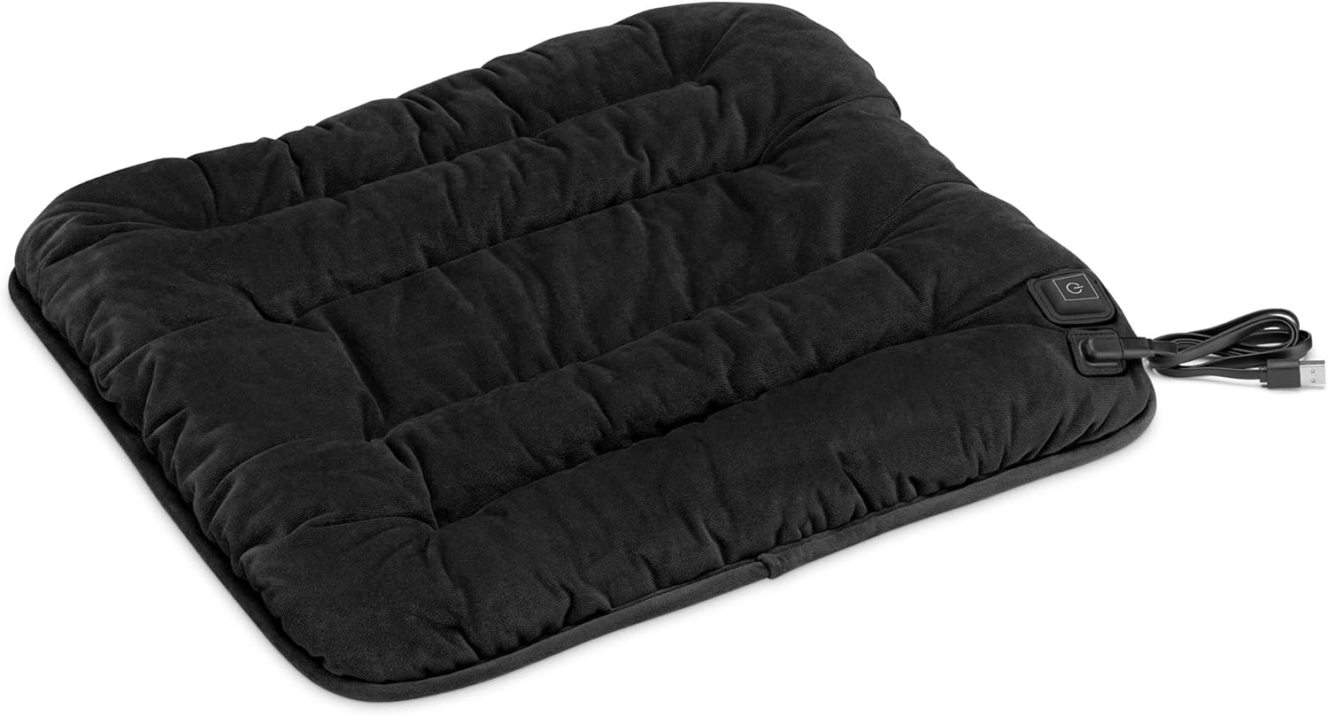 Navaris Electric Heated Cushion USB Warmer Pad with 3 Heat Settings