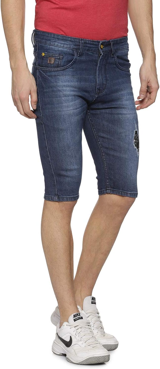 Men Torn Jeans Short