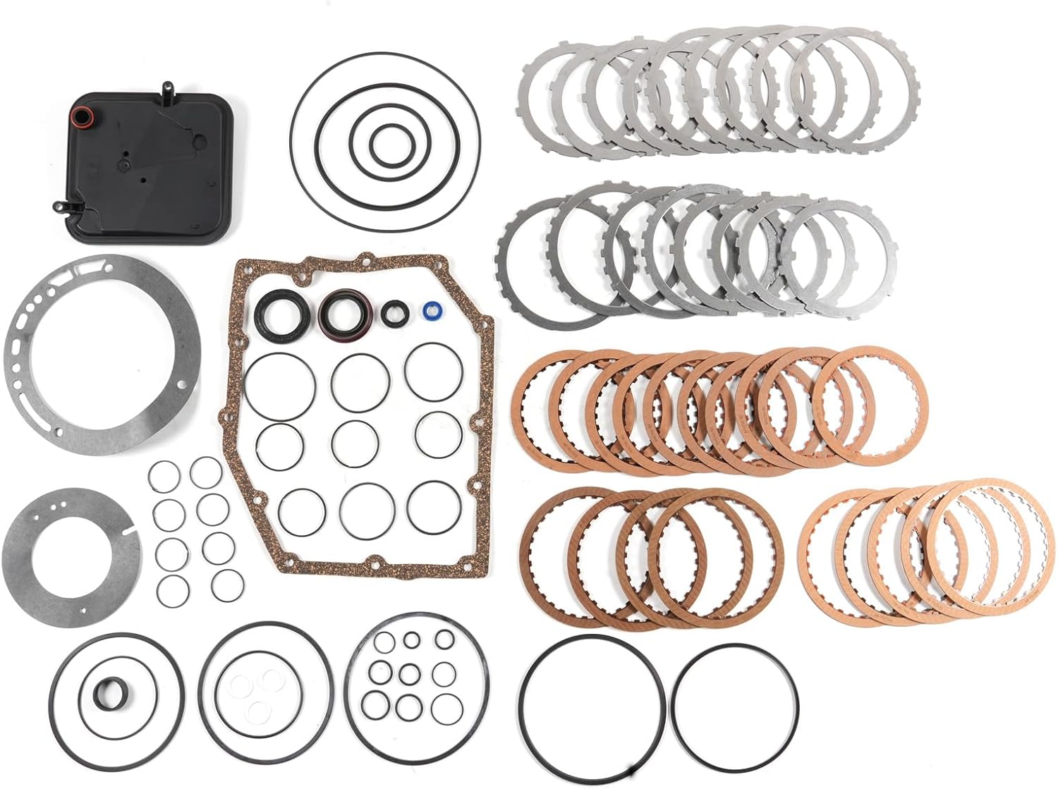 42RLE Transmission Master Rebuild Kit 03-UP W/Gaskets Friction Steel Plates SET Fit for Chrysler 300 2004-2010 Fit for Dodge Challenger Se 2008-2014 for Charger 2005-2010 for Dakota 2003-2012