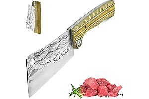 Heavy Folding Kitchen Knife: Ultra-Sharp Culinary Cleaver