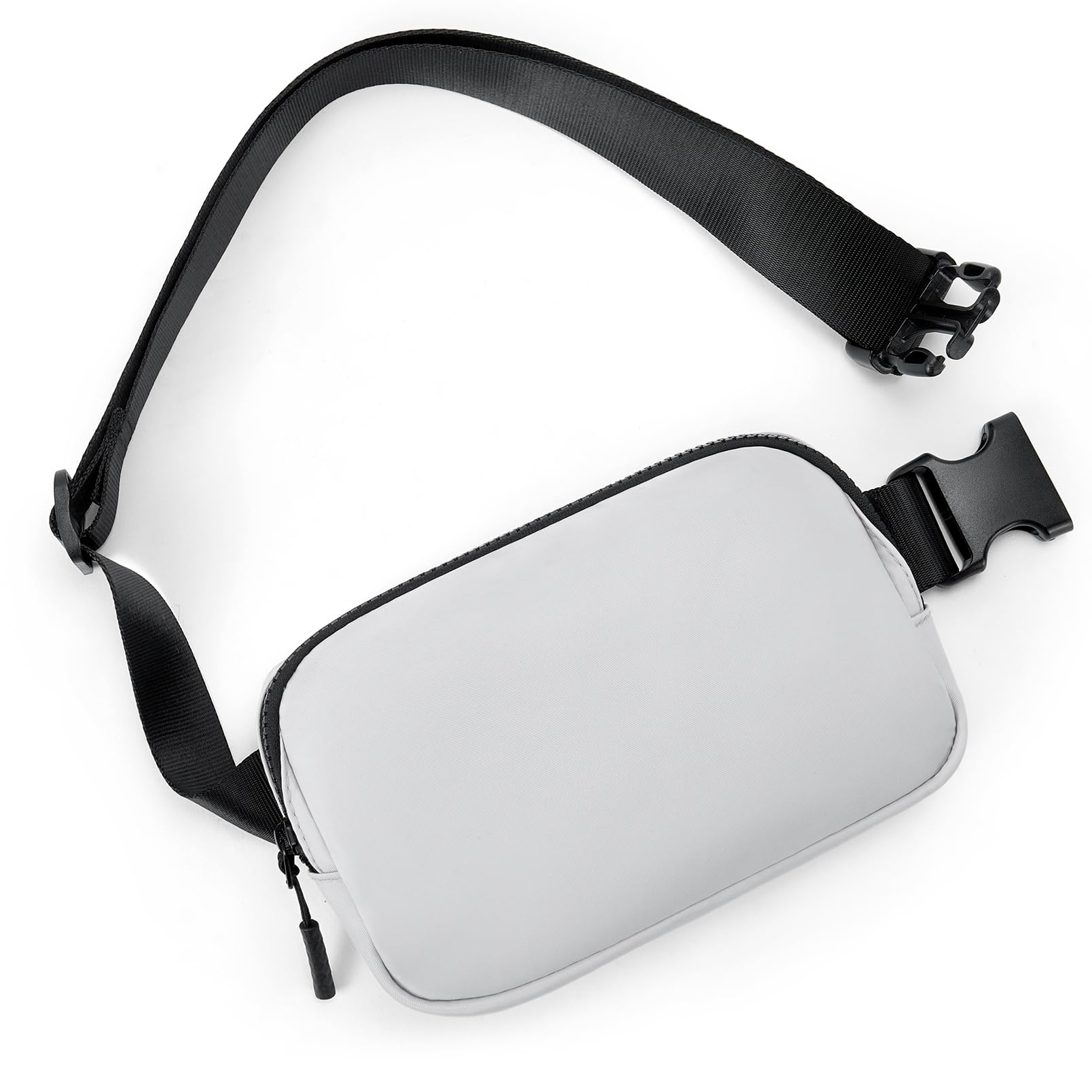 TelenaBelt Bag for Women Men Fashionable Crossbody Fanny Pack for Women Trendy Waist Bag with Adjustable Strap Grey