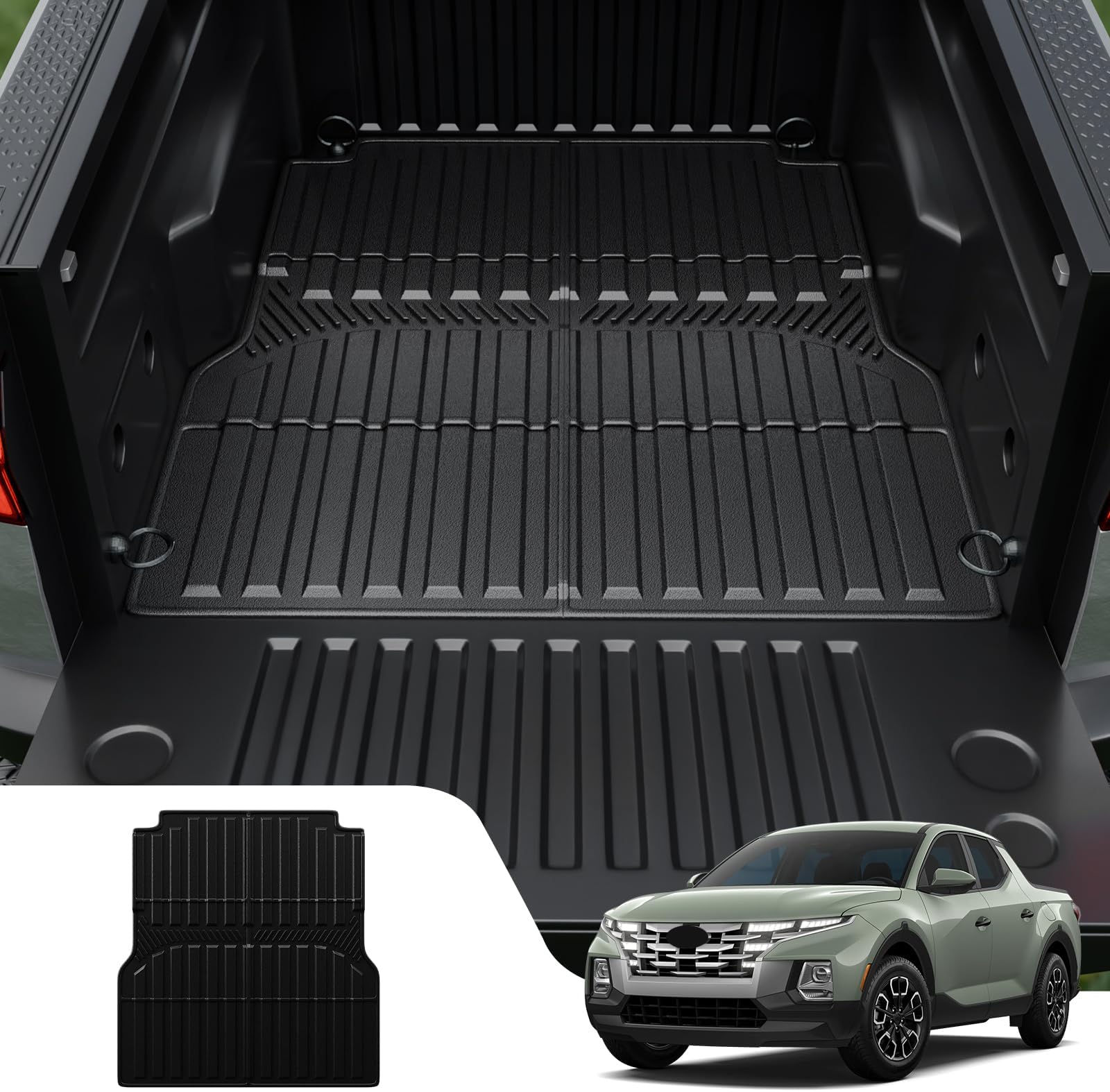 Amazon.com: xipoqix Bed Liner Compatible with 2022-2024 Hyundai Santa ...