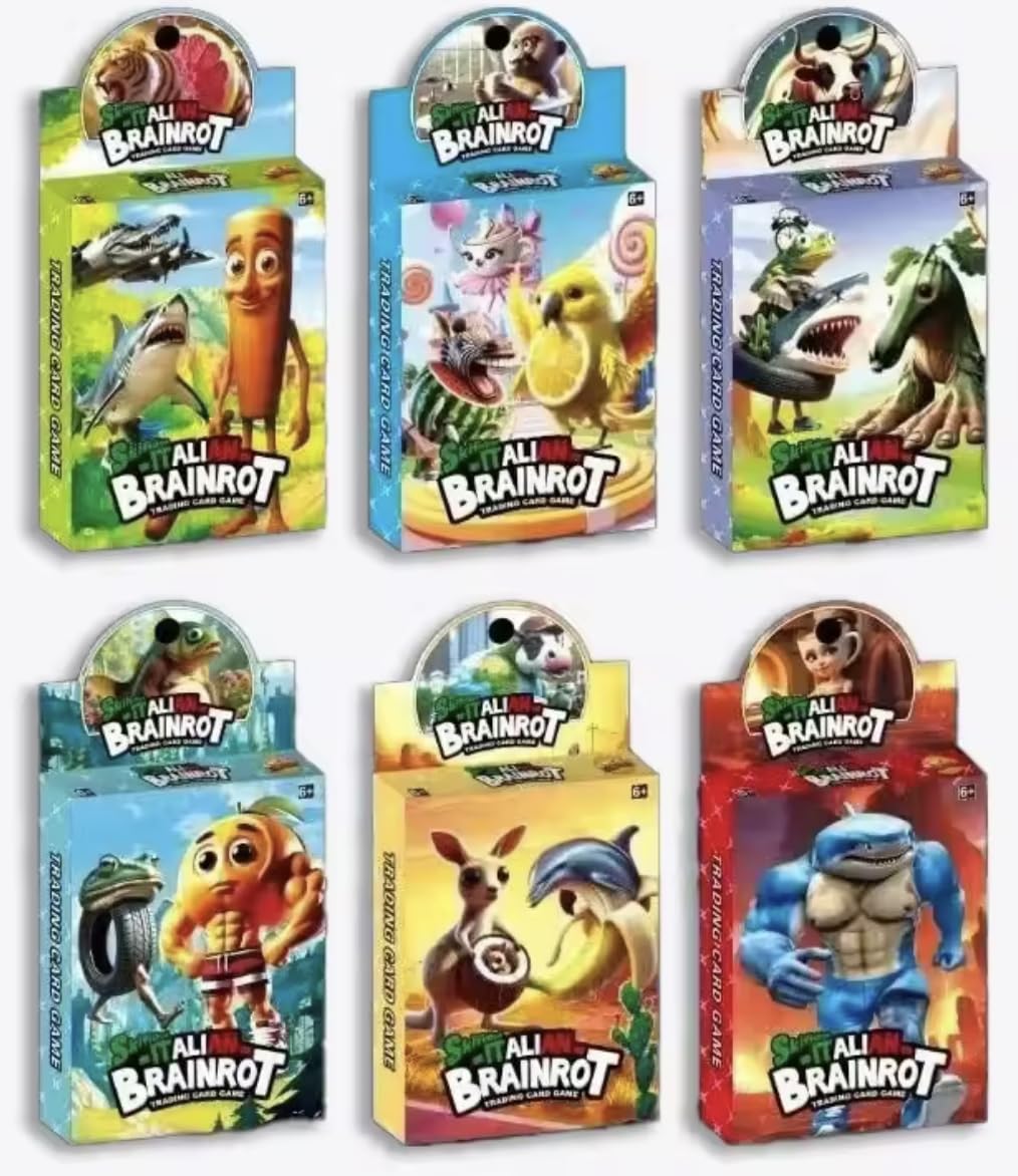 Collect-a-Bubbles Italian Brainrot Collection Cards | 14+ Years (Design 4 | 24 Cards)