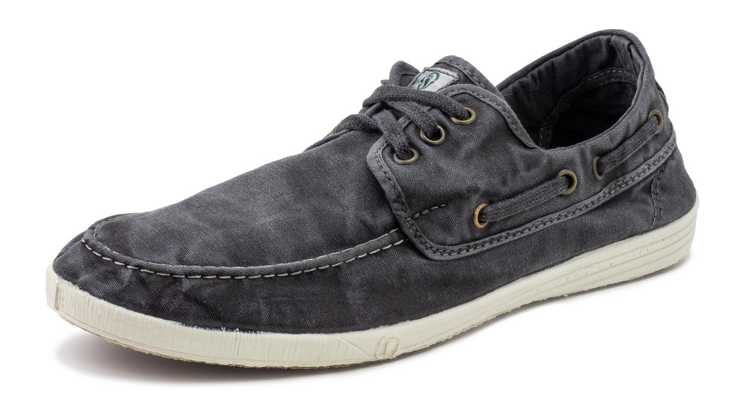 Zapatilla náutica de hombre Natural World Old Elbrus de lona orgáni