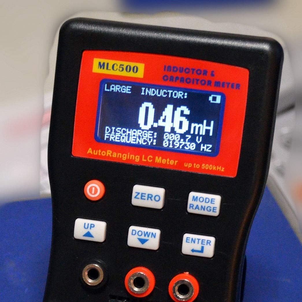 Pantalla Mlc500 500 Khz Digital de Gran precisión la inductancia y capacitancia Rango automático Metros Probador Inglés Manual USB Prog PC